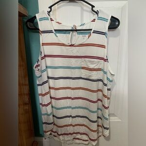 Market & Spruce Multicolor Striped Tank Top